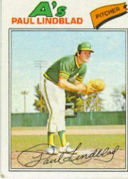 1977 Topps Baseball Cards      583     Paul Lindblad